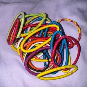 Colorful Kids Hair Ties Set (31 total)